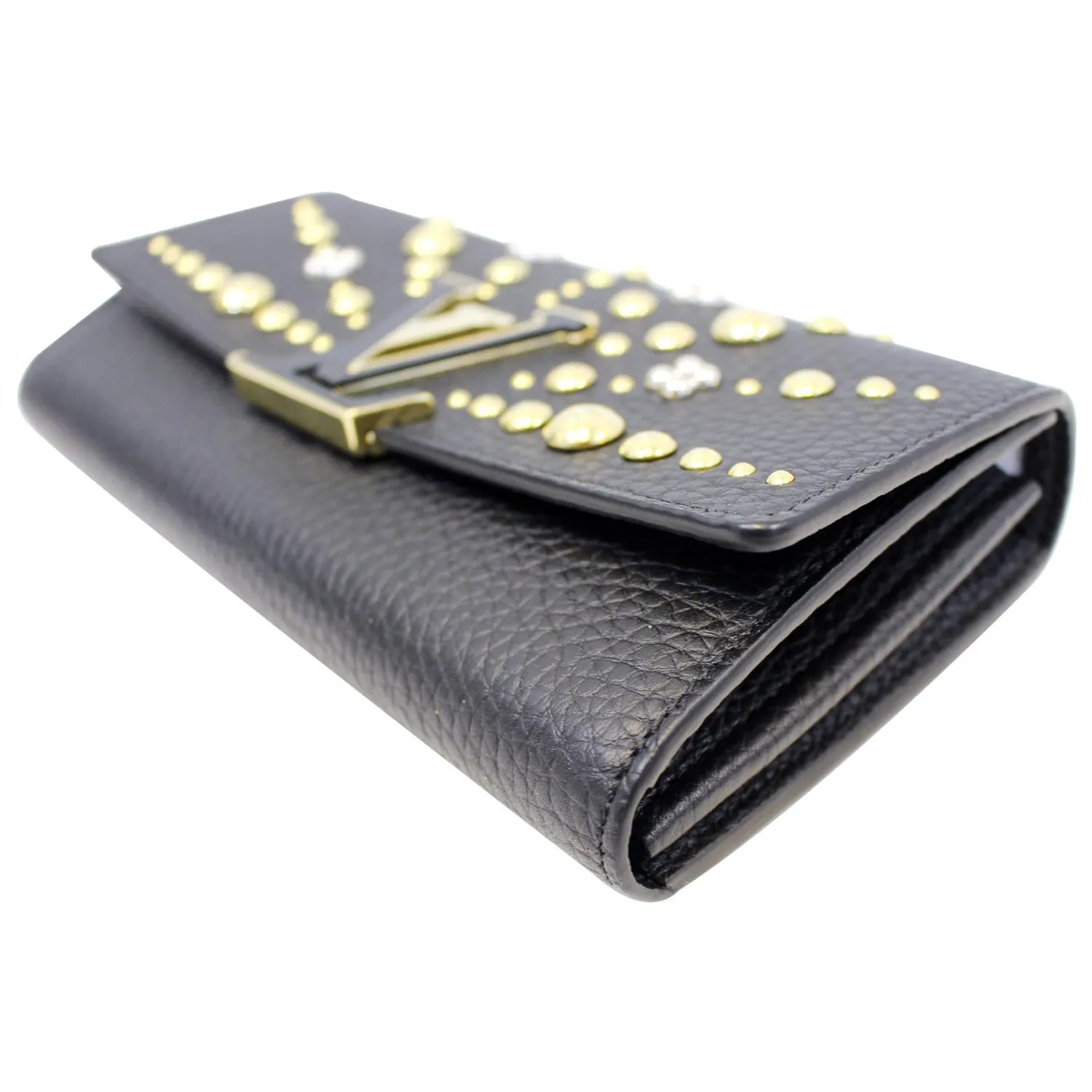 Louis Vuitton Capucines Black Taurillon Leather Wallet - 20% OFF