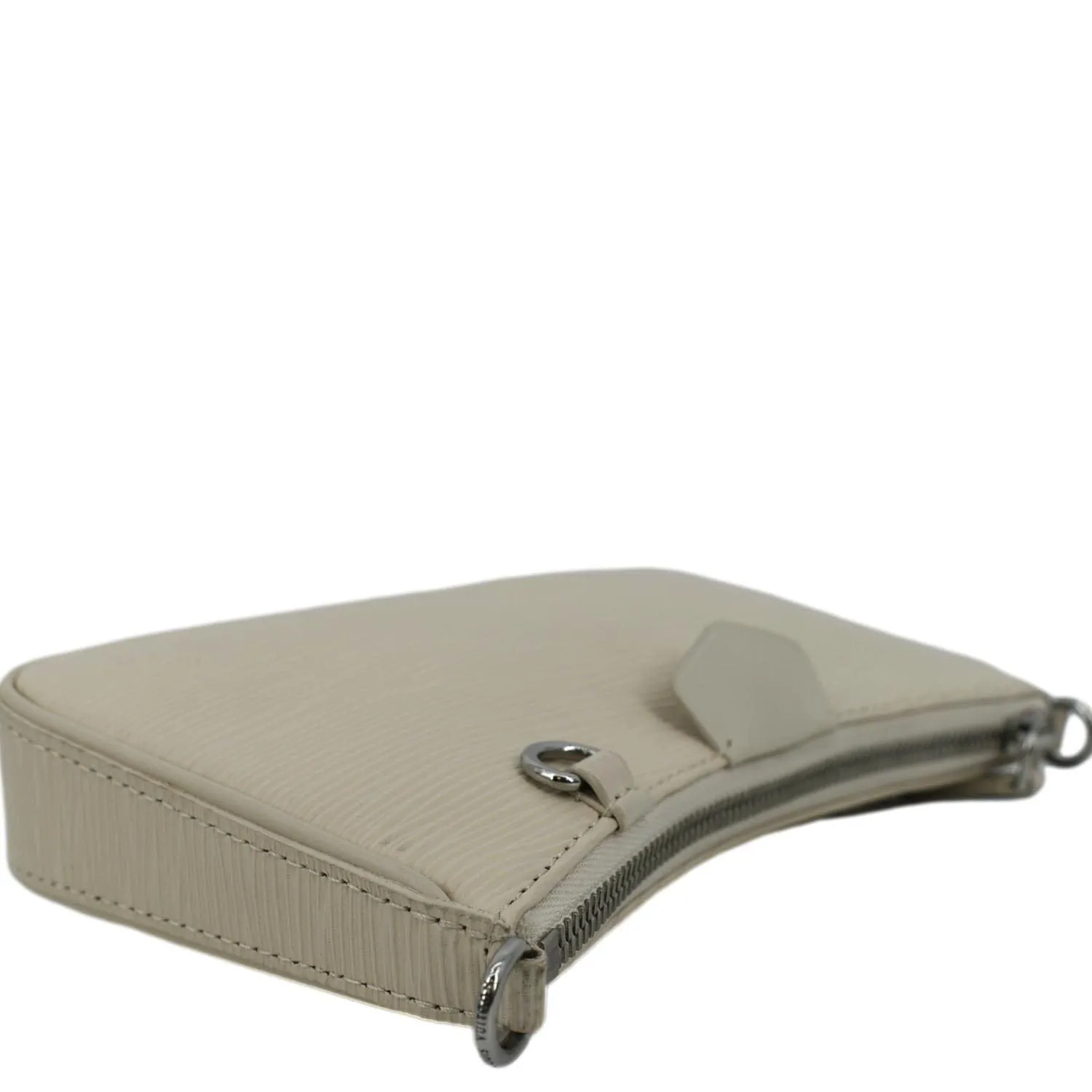 LOUIS VUITTON Easy Pouch On Strap Epi Leather Shoulder Bag Cream