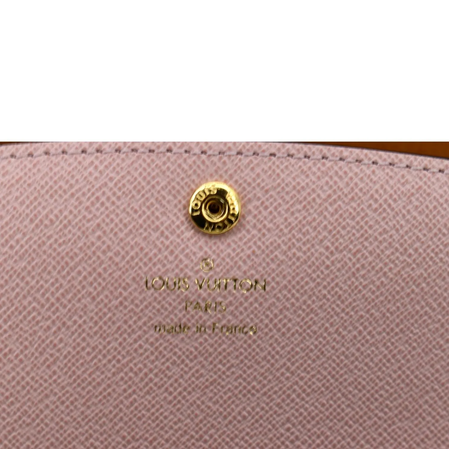 LOUIS VUITTON Emilie Monogram Canvas Wallet Rose Ballerine