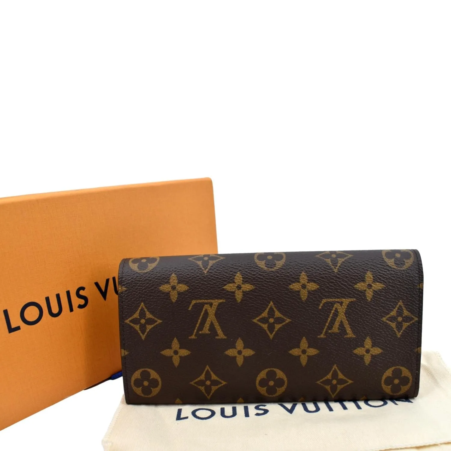 LOUIS VUITTON Emilie Monogram Canvas Wallet Rose Ballerine