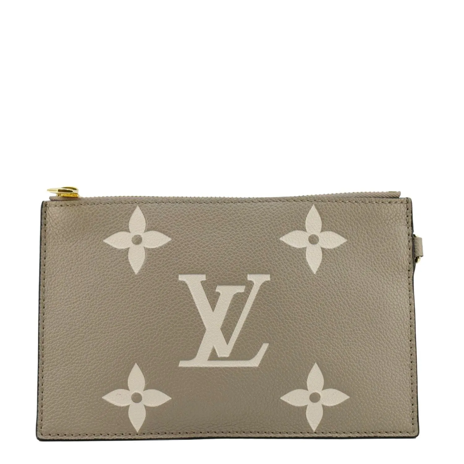 LOUIS VUITTON NeoNoe Bicolor Monogram Empreinte Pouch Cream