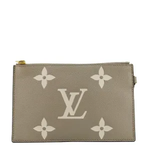 LOUIS VUITTON NeoNoe Bicolor Monogram Empreinte Pouch Cream
