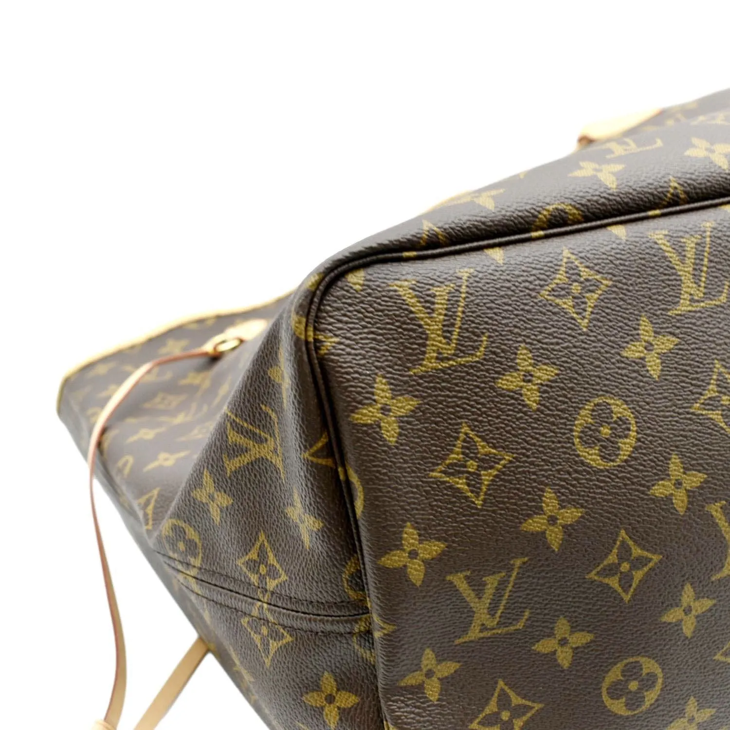 LOUIS VUITTON Neverfull GM Monogram Canvas Tote Bag Brown