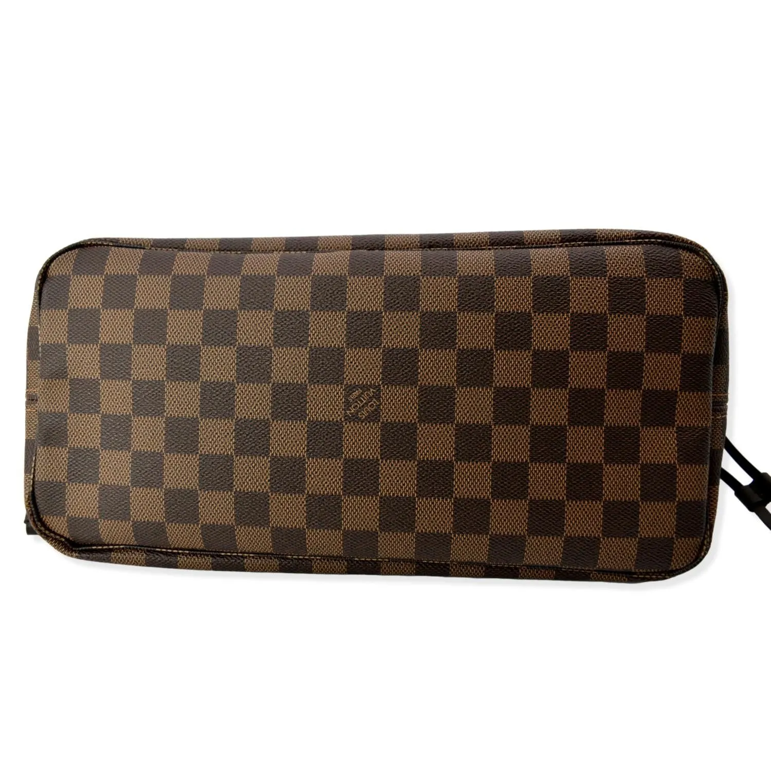 LOUIS VUITTON  Neverfull MM Damier Ebene Tote Bag Rose Ballerine