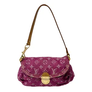 Louis Vuitton Pink Denim Shoulder Bag
