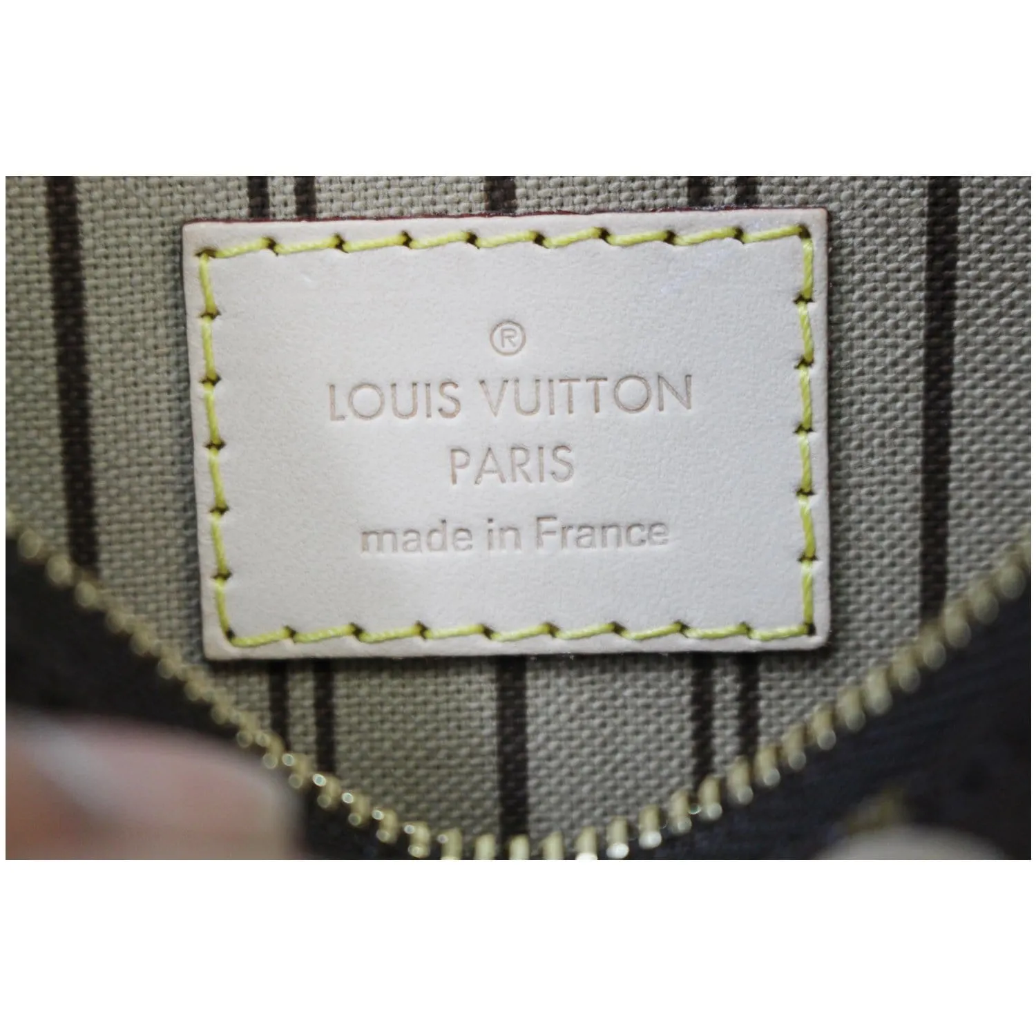 LOUIS VUITTON Pochette Wristlet Pouch Monogram Neverfull PM Brown