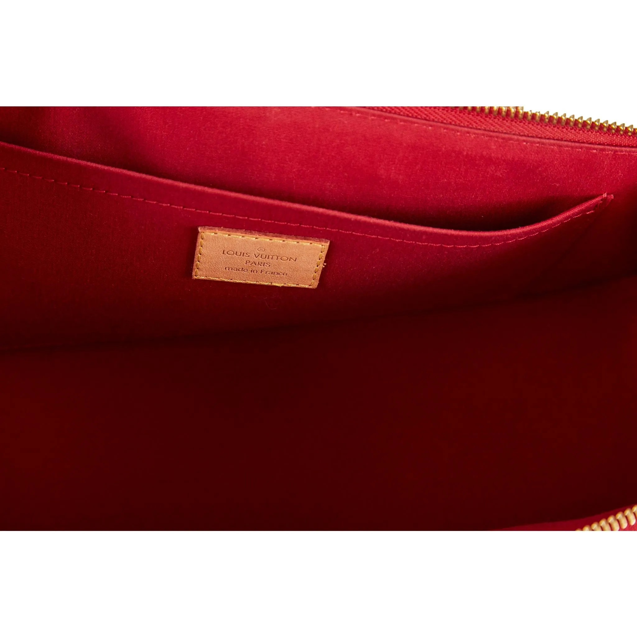 Louis Vuitton Red Monogram Vernis Shoulder Bag