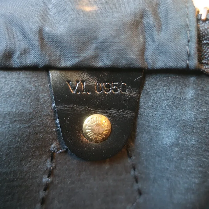 Louis Vuitton Speedy 40 Bag Black Epi Leather Extra Large Duffle