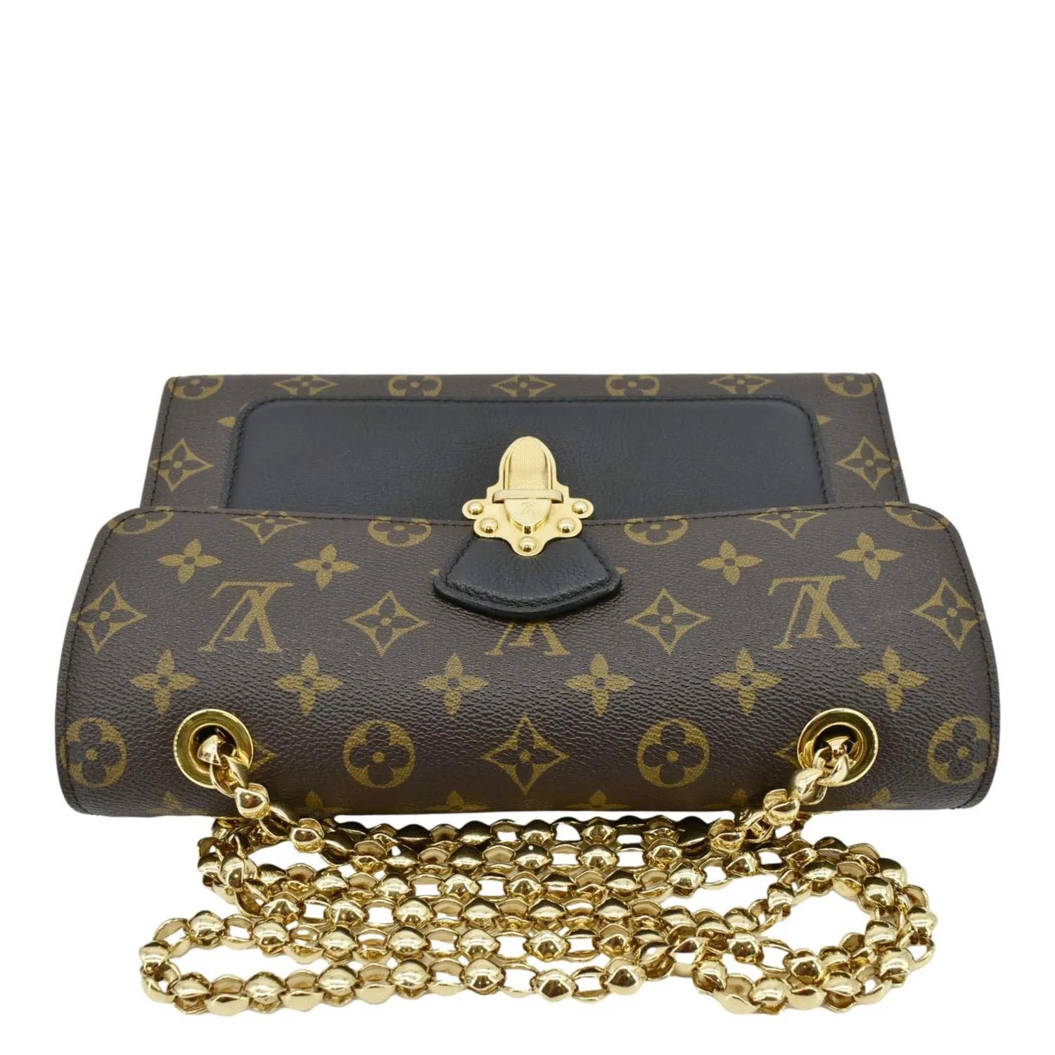 LOUIS VUITTON Victoire Monogram Canvas Crossbody Bag Black