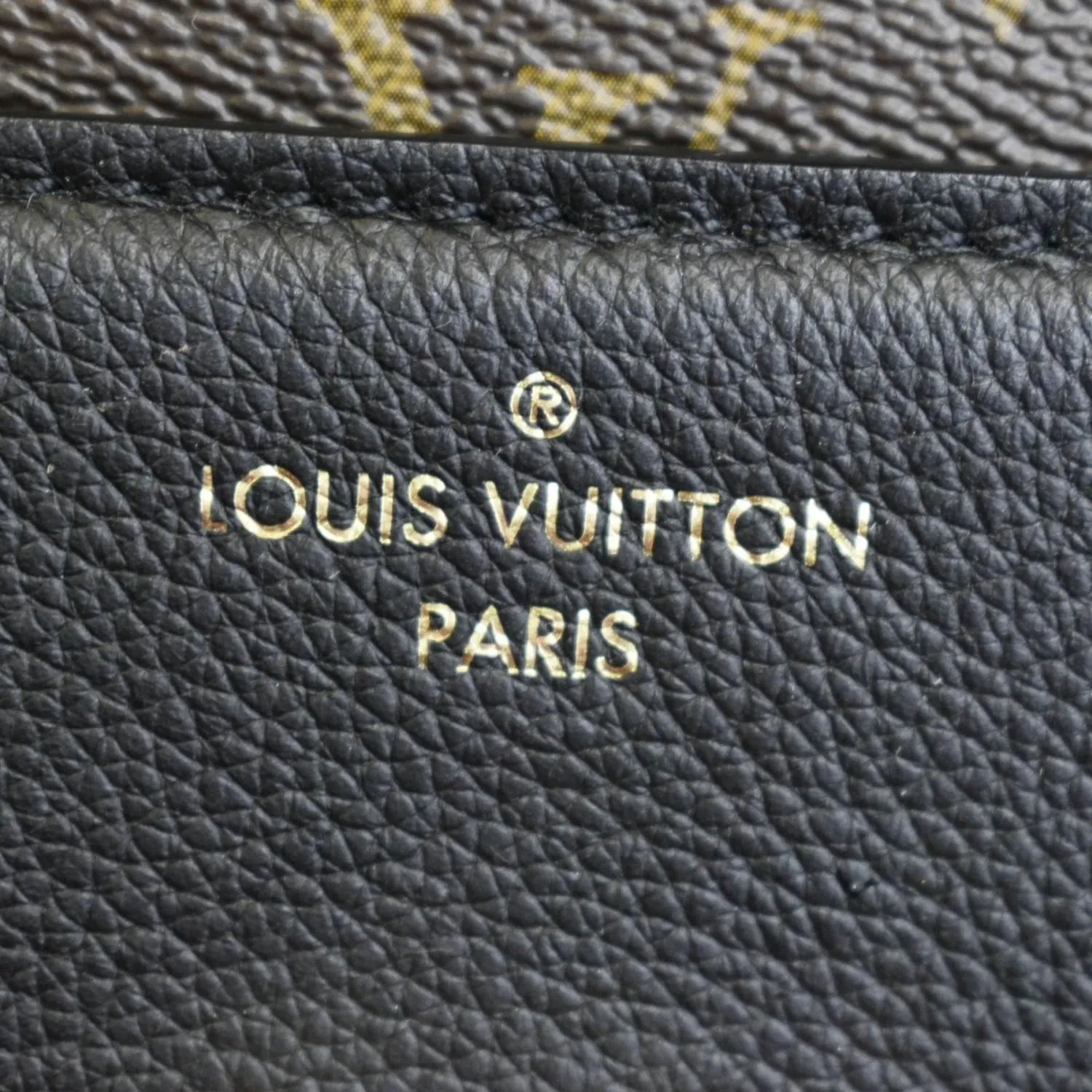 LOUIS VUITTON Victoire Monogram Canvas Crossbody Bag Black