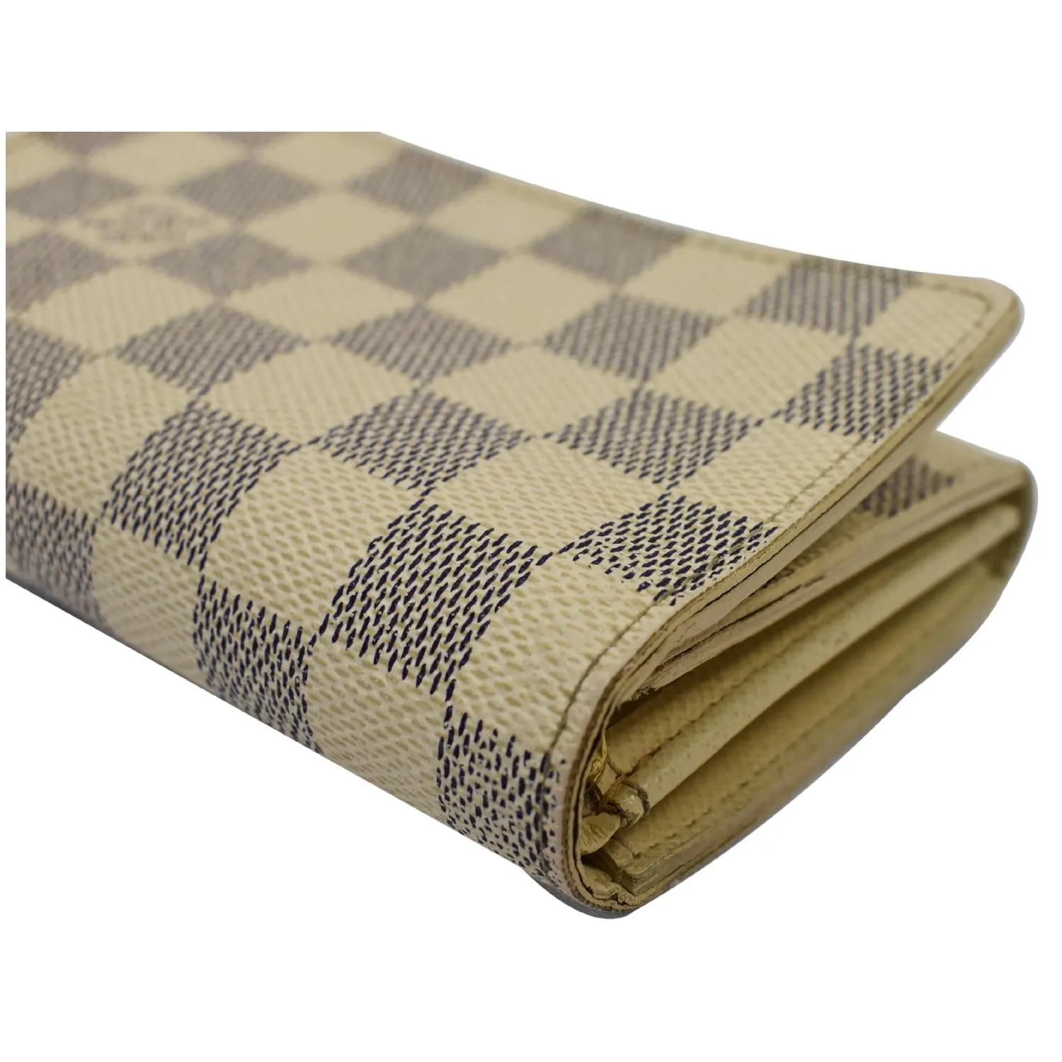 LOUIS VUITTON Zippy Damier Azur Wallet White - 15% OFF