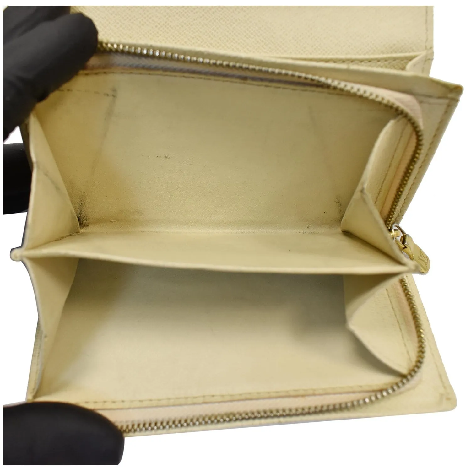 LOUIS VUITTON Zippy Damier Azur Wallet White - 15% OFF
