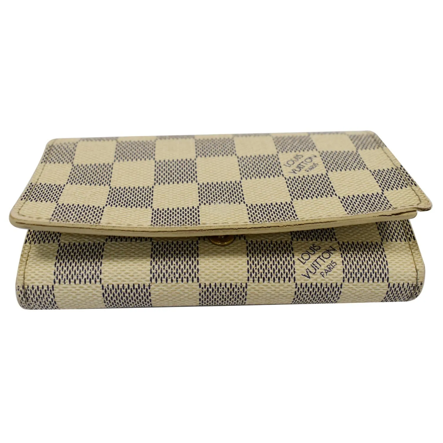 LOUIS VUITTON Zippy Damier Azur Wallet White - 15% OFF