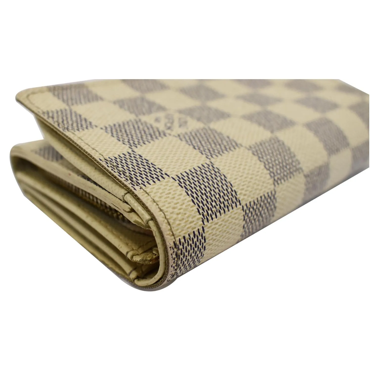 LOUIS VUITTON Zippy Damier Azur Wallet White - 15% OFF