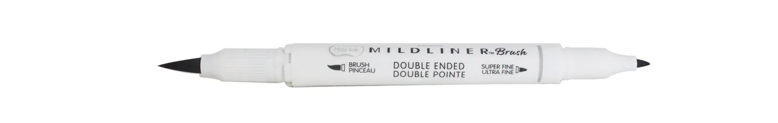 Marcador 2 Pontas Brush Pen Cool   Refined Cinza
