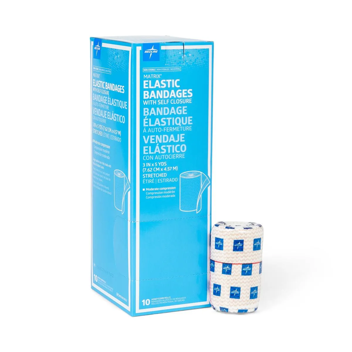 Matrix Elastic Bandage with Self-Closure, 3" x 5 yd. (case of 50)