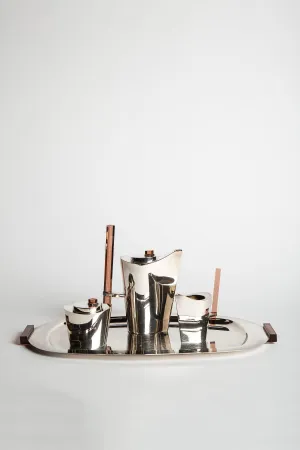 MAXFIELD PRIVATE COLLECTION | 4-PIECE SILVER TEA SET