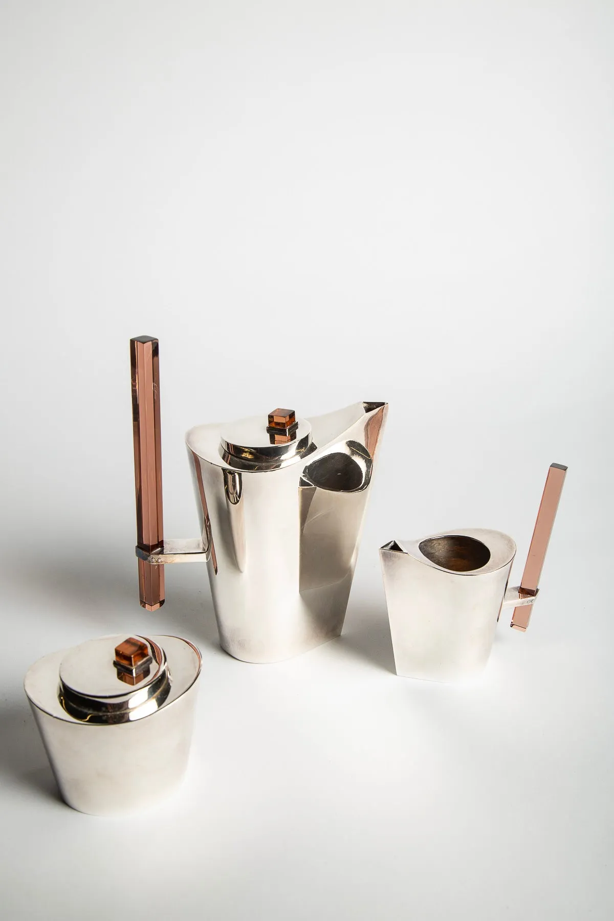 MAXFIELD PRIVATE COLLECTION | 4-PIECE SILVER TEA SET