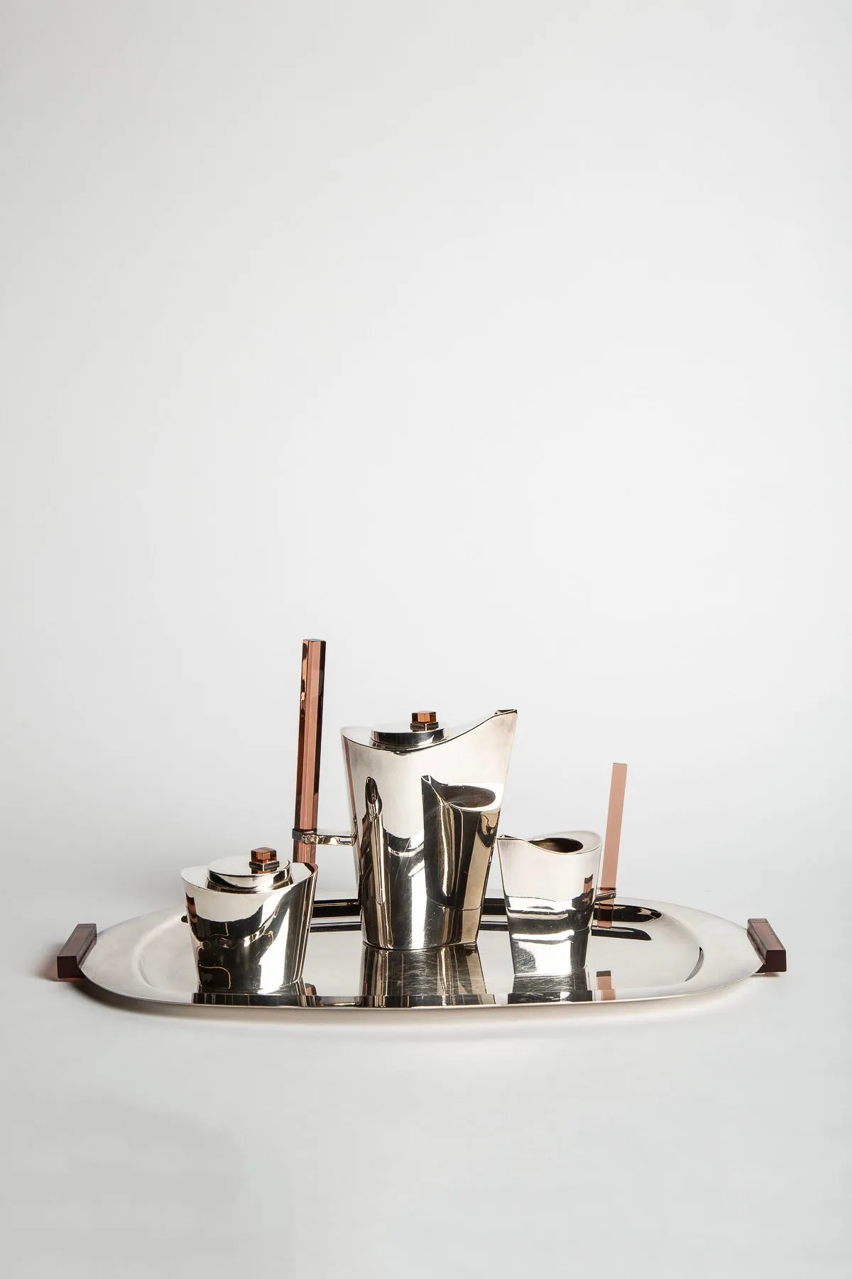 MAXFIELD PRIVATE COLLECTION | 4-PIECE SILVER TEA SET