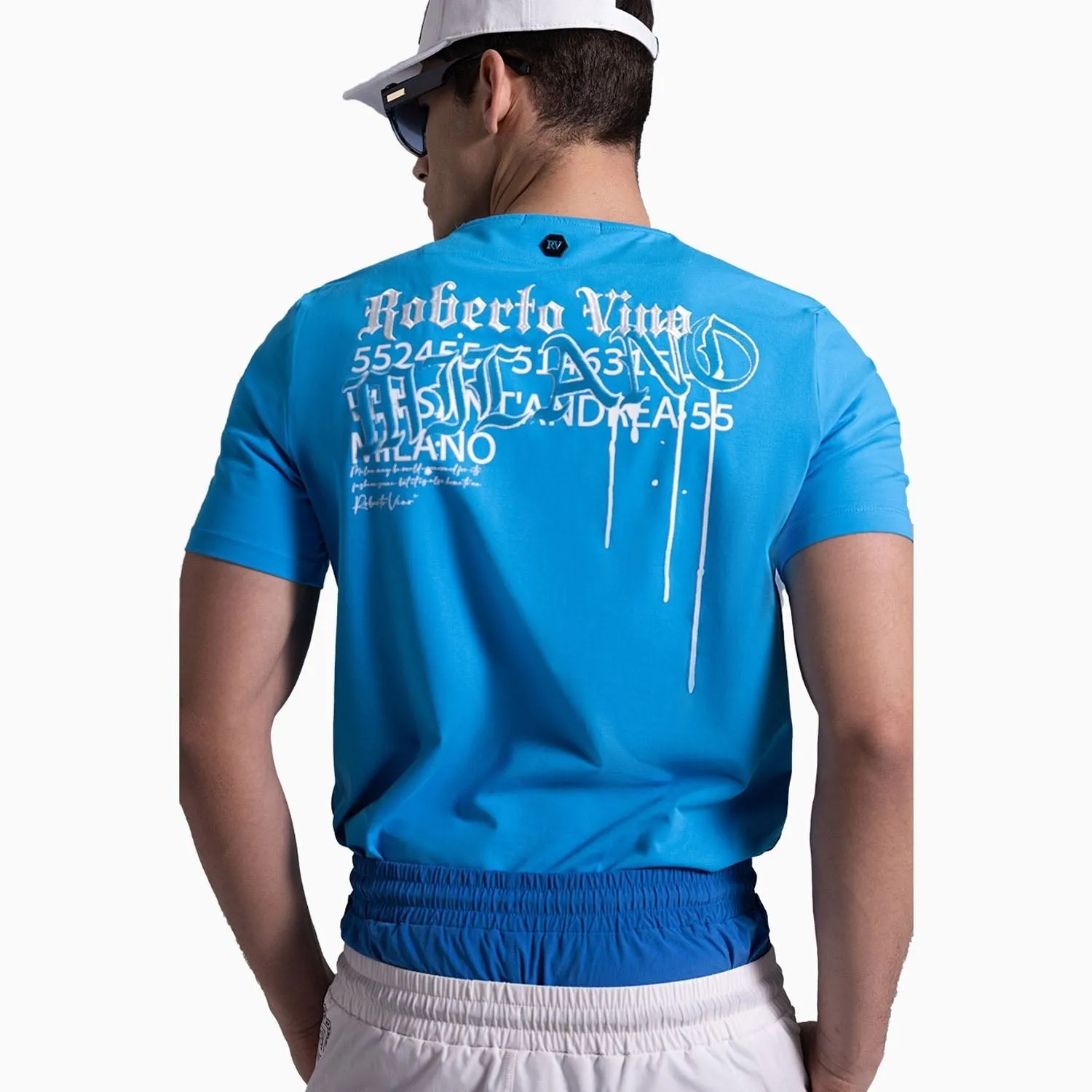 Men's Milano Dripping Crew Neck T Shirt