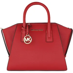 Michael Kors Avril Top-Zip Satchel Bag Small Flame Red -35F1G4VM2L