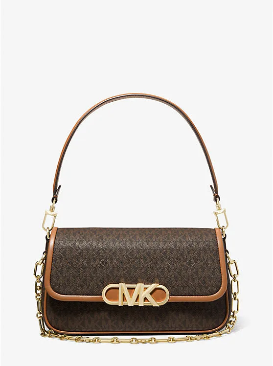 Michael Kors Parker Medium Logo Shoulder Bag-30F2G7PC6B