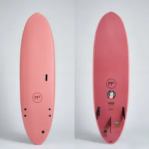 MICK FANNING ALLEY CAT 7'6" SUPERSOFT 52.24L - CORAL/MERLOT