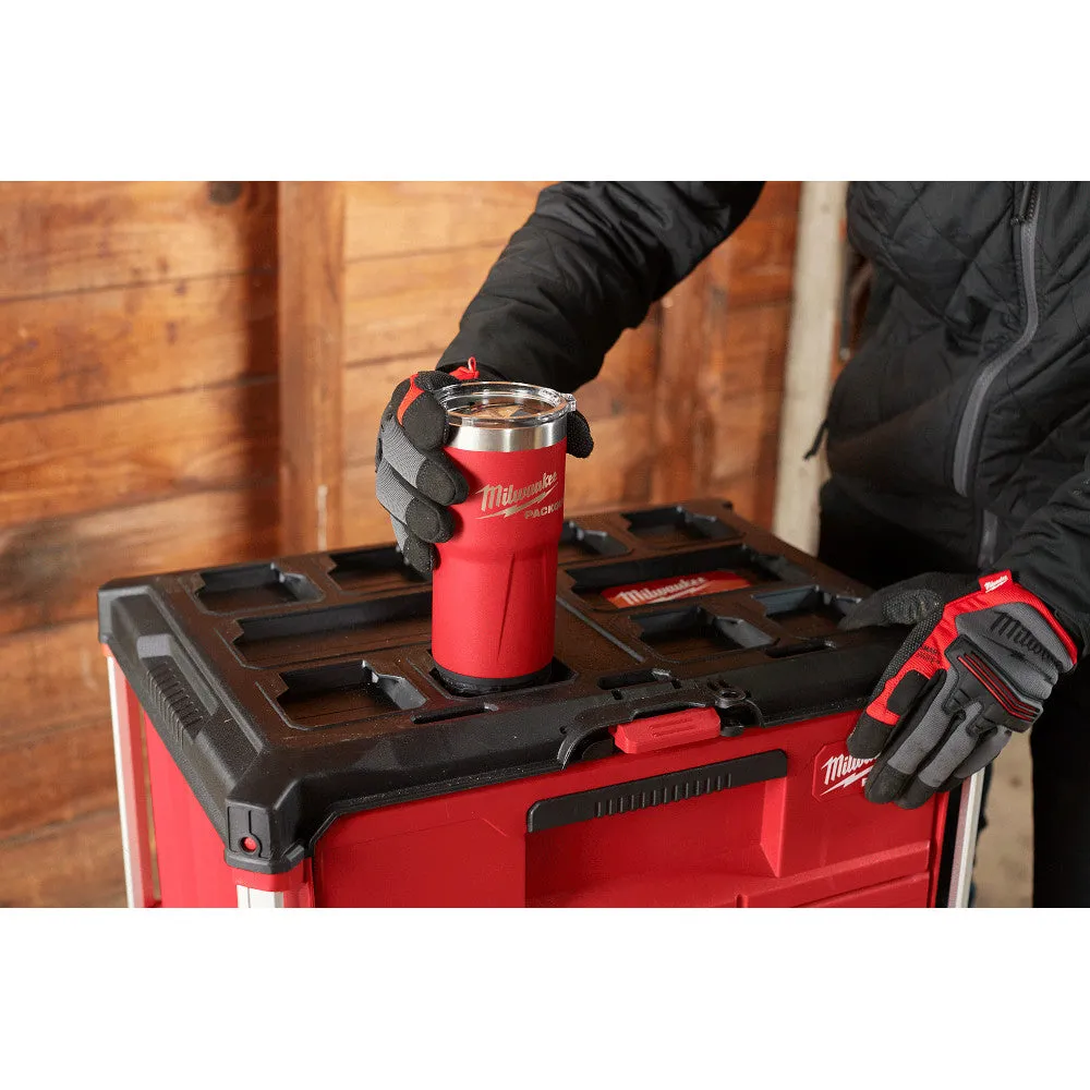Milwaukee 48-22-8393R PACKOUT Red 30oz Tumbler