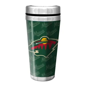 Minnesota Wild Travel Mug | Wallpaper Full Wrap 16 oz.