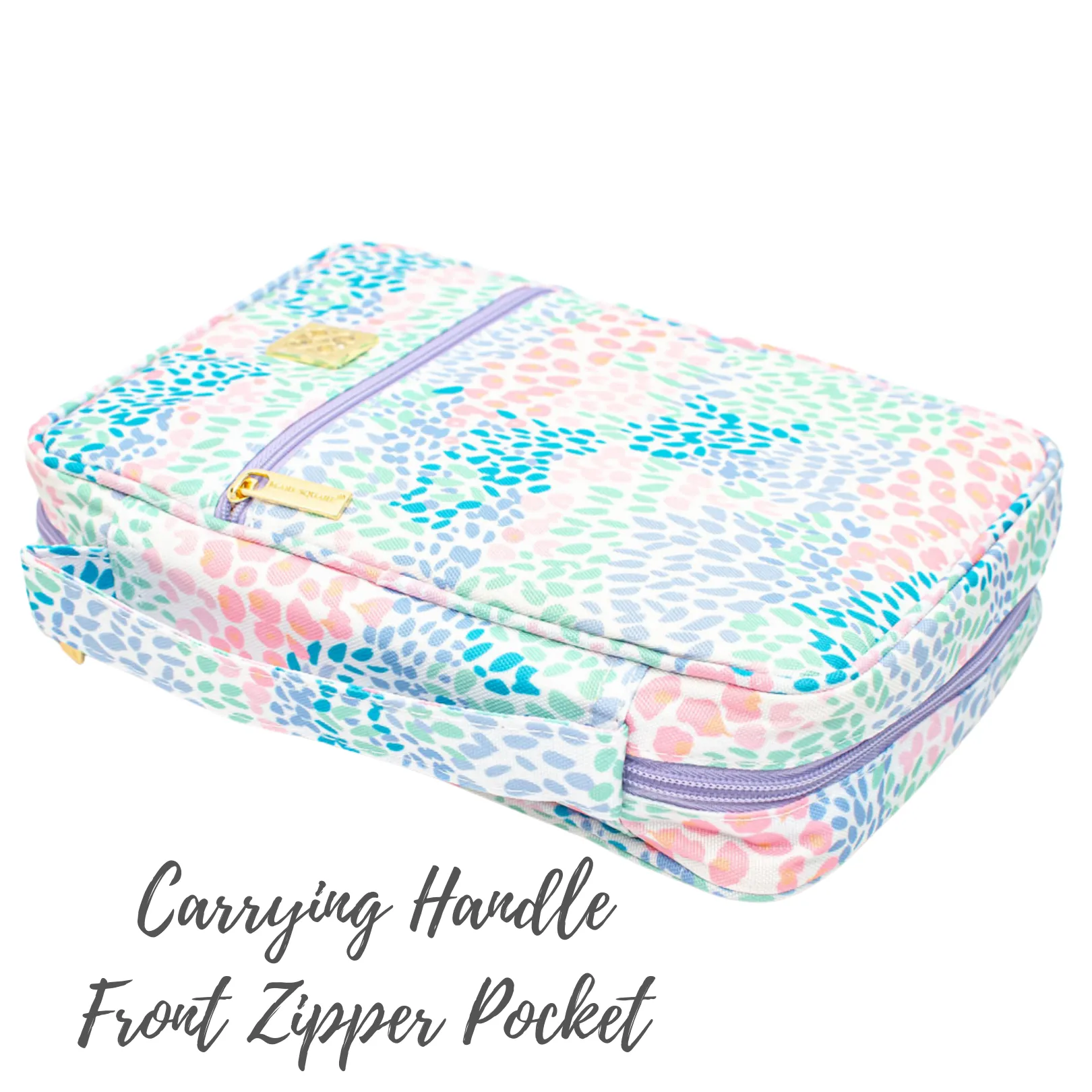 Monogrammed Bible Cover - Bold Watercolor