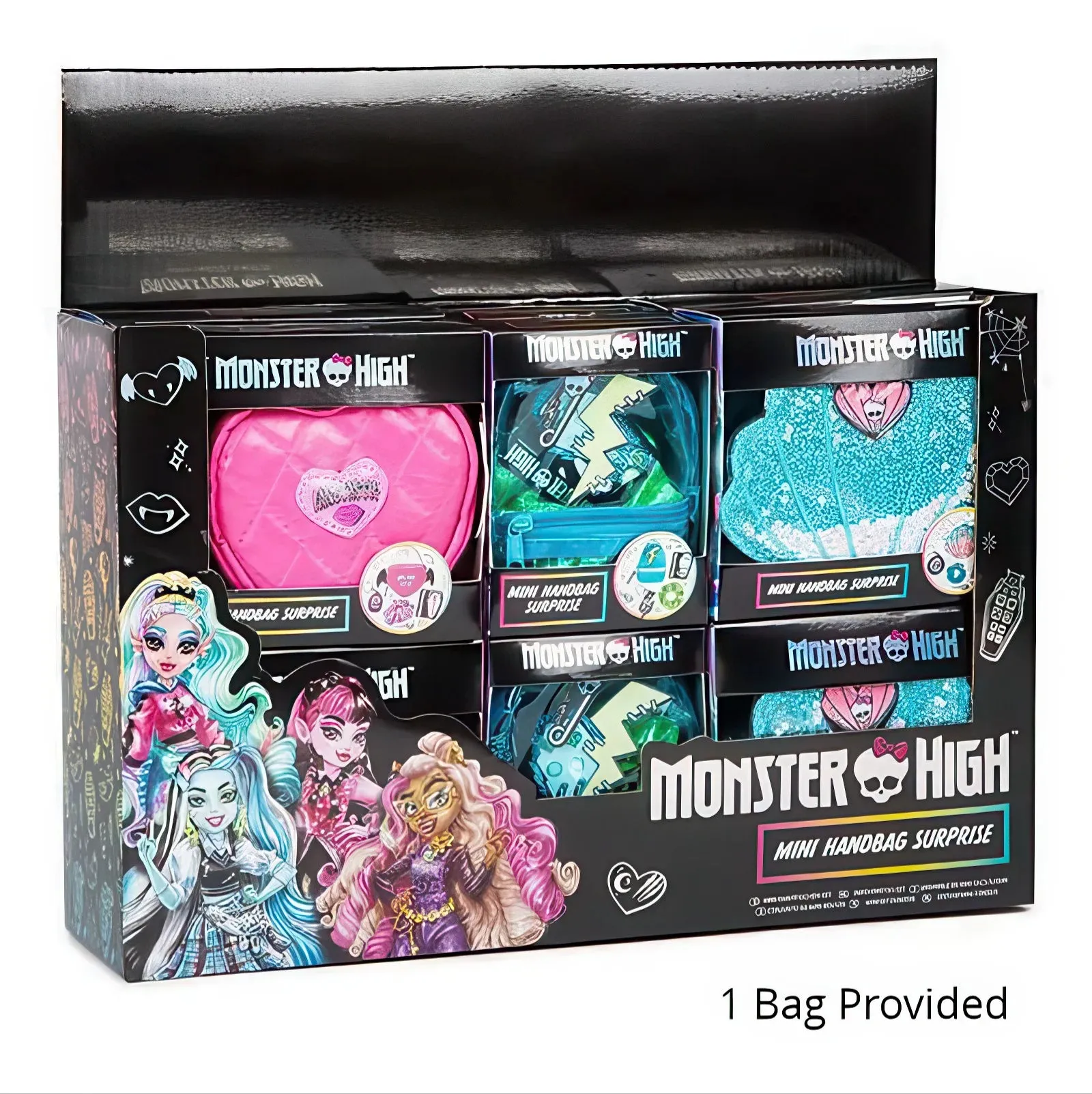 Monster High Mini Handbag Surprise- 3 Assorted