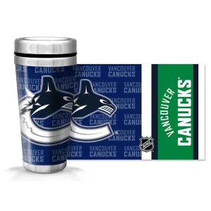 Mustang NHL Full Wrap Travel Mug 16oz - Vancouver Canucks