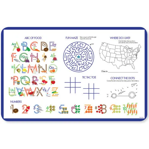 My Commute Personalized Kids Placemat