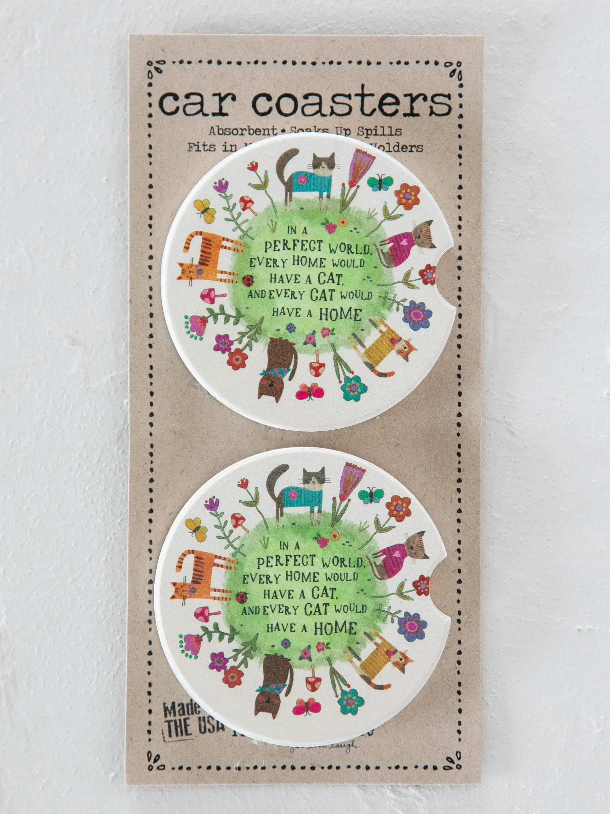 Natural Life | Car Coasters