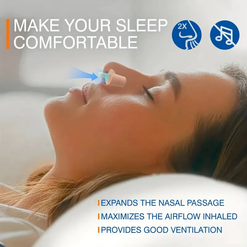 New in package! [Effective Anti-Snoring Nasal Dilators] Nose Vents - Anti-Snoring Nasal Dilators - Sleep Improvement - Relieve Nasal Congestion - Snore Stopper - Effective Snoring Solution