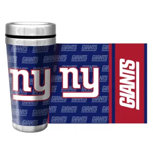 New York Giants Travel Mug | Wallpaper Full Wrap 16 oz.