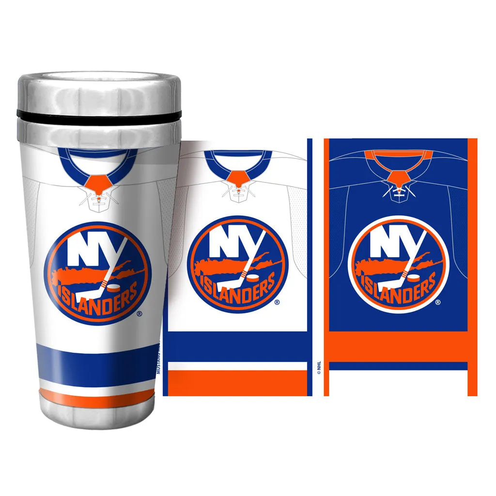 New York Islanders Travel Mug | Jersey Full Wrap 16 oz.
