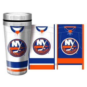 New York Islanders Travel Mug | Jersey Full Wrap 16 oz.