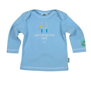 Newborn gift for parents who Play Rugby - Can't Drop Kick Yet - by lazy baby®