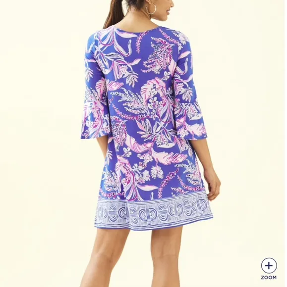 NWT Lilly Pulitzer Ophelia Swing Dress Blue XXS