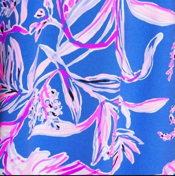 NWT Lilly Pulitzer Ophelia Swing Dress Blue XXS