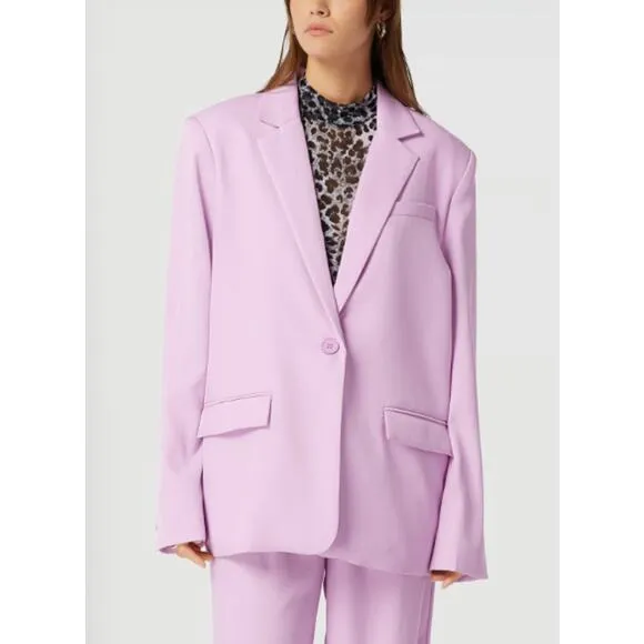 NWT NA-KD x Romee Strijd Oversized Blazer Light Pink Women's Size 38 / Small 6