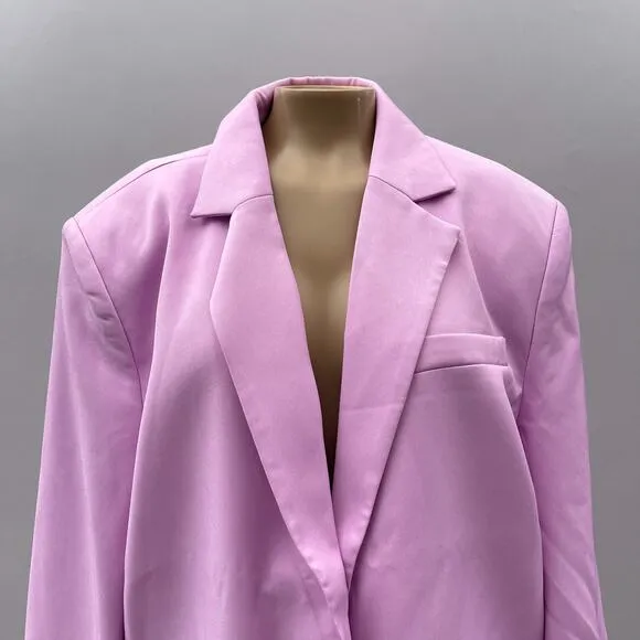 NWT NA-KD x Romee Strijd Oversized Blazer Light Pink Women's Size 38 / Small 6