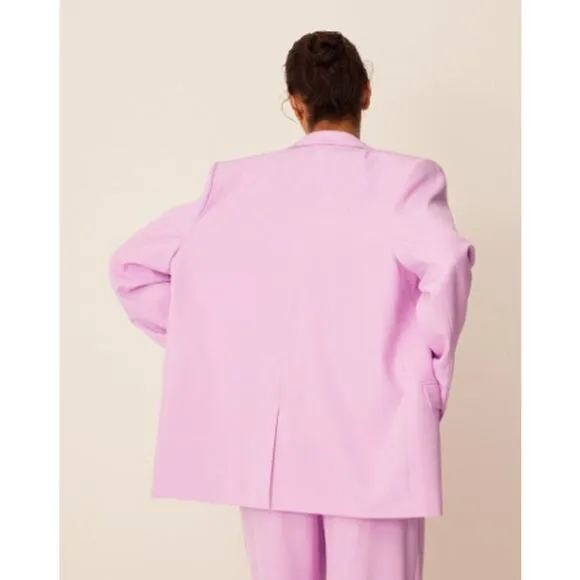 NWT NA-KD x Romee Strijd Oversized Blazer Light Pink Women's Size 38 / Small 6
