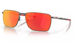 OAKLEY Ejector Sunglasses - Matte Gunmetal - Prizm Ruby Lens