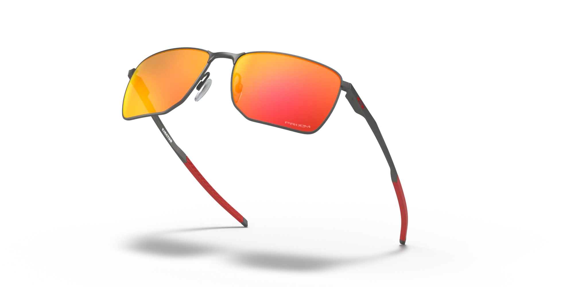 Oakley Ejector Sunglasses - Matte Gunmetal with Prizm Ruby Lenses