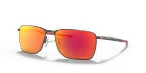 Oakley Ejector Sunglasses - Matte Gunmetal with Prizm Ruby Lenses