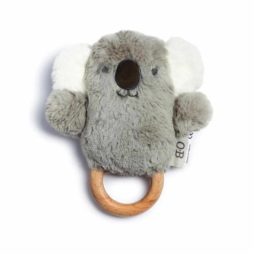 O.B Designs Kelly Koala Rattle & Teething Ring