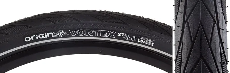 Origin8 Vortex Wire Belt Tires Black