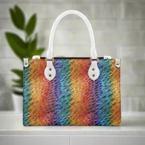 Ostrich Rainbow Pride Women's PU leather twill handbag